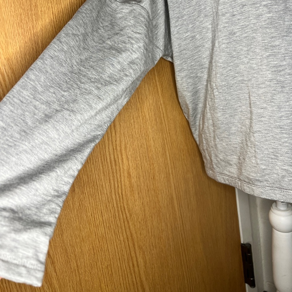 Eberjey Heather gray long sleeve lounge top size L - Picture 5 of 5